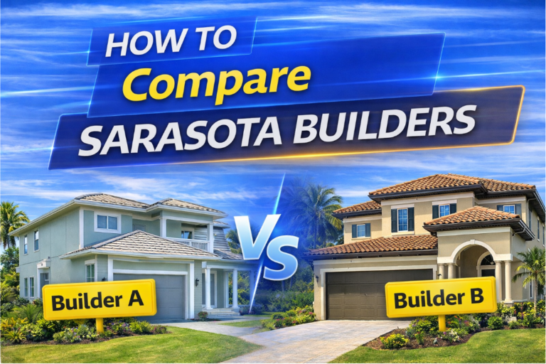 How to Compare Builders in Sarasota Before You Commit to a Community