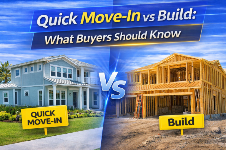 Quick Move-In vs Build: What Buyers Should Know