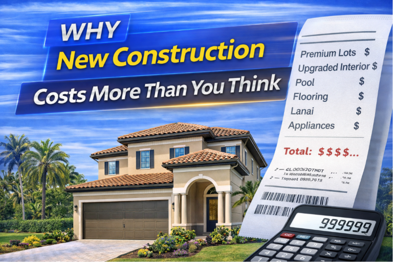 How HOA Fees, CDD Fees, and Insurance Affect New Construction Costs in Sarasota